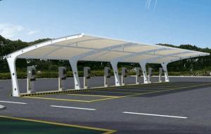 四平膜结构停车棚