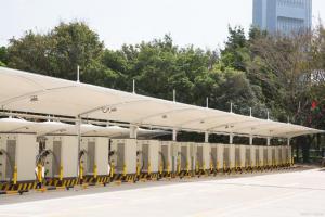 四平膜结构停车棚