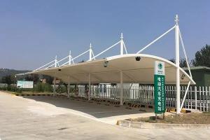 四平膜结构停车棚